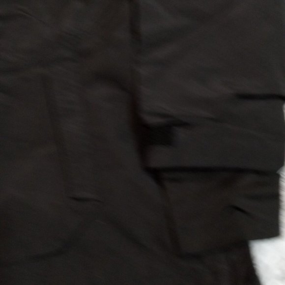 Swiss Tech Womens Jacket Windbreaker Black XL Kangaroo Pockets Liner Cinch Waist - Picture 6 of 15